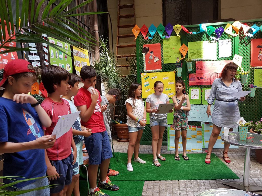 Música en la fiesta infantil de fin de curso de alemán 2017