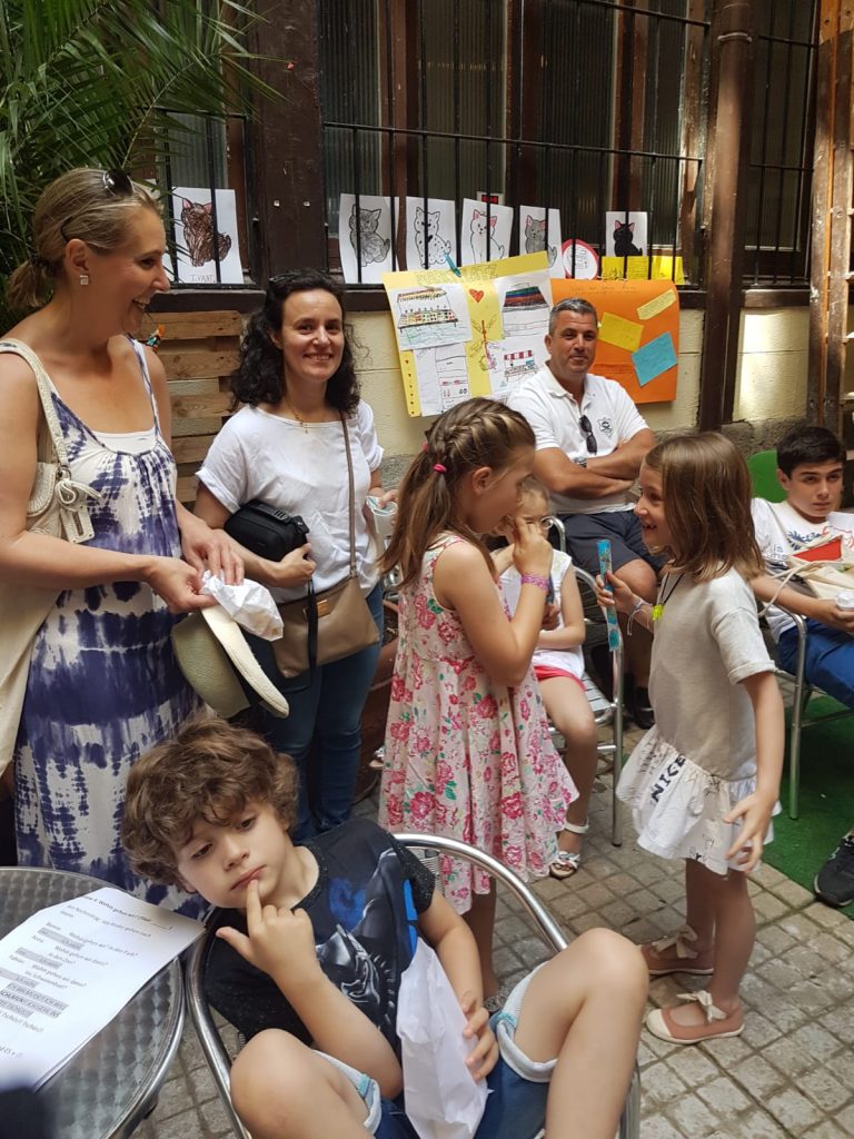 Un momento de la fiesta infantil de alemán de TANDEM Madrid