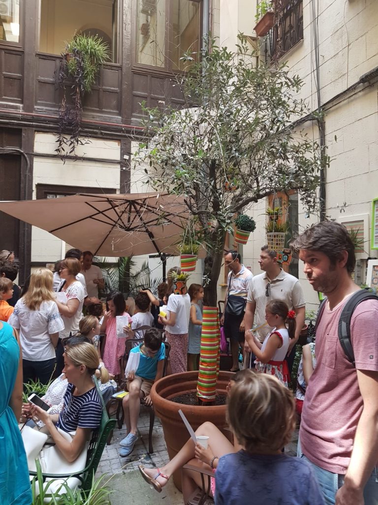 Un momento de la fiesta infantil de alemán de TANDEM Madrid